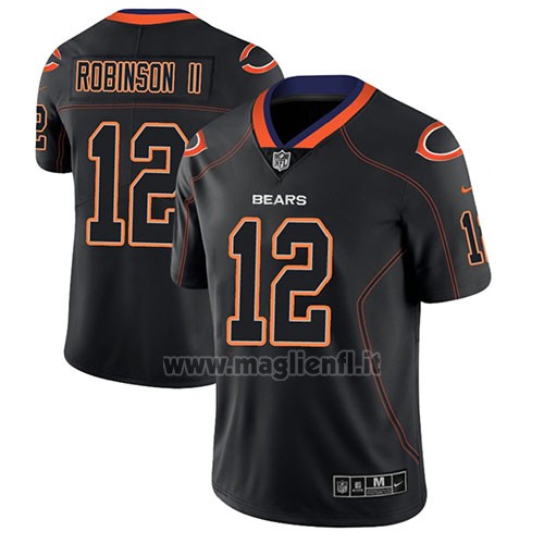 Maglia NFL Limited Chicago Bears Allen Robinson Nero Color Rush 2018 Lights Out